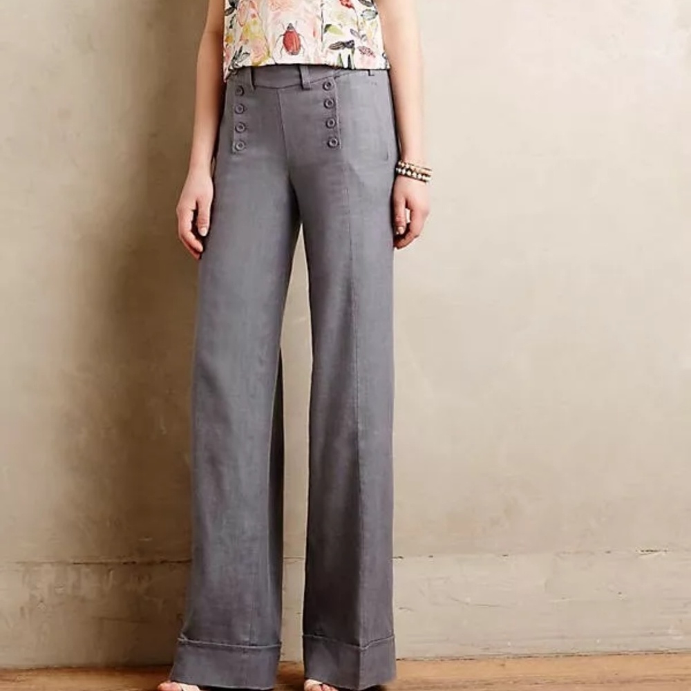 Elevenses Linen Sailor Pants